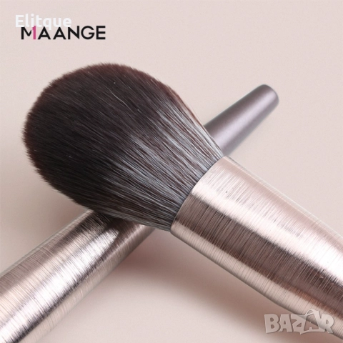 Комплект от 10 броя професионални четки за грим MAANGE, снимка 10 - Други - 52831081
