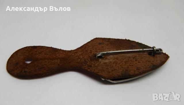 Стар Френски Военен Знак 42 Пехотен Полк Метал Емайл Франция, снимка 6 - Антикварни и старинни предмети - 51796782