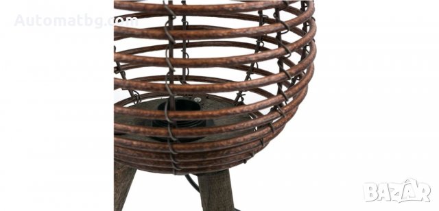 Дървена спирална настолна лампа Automat, снимка 2 - Декорация за дома - 33449466