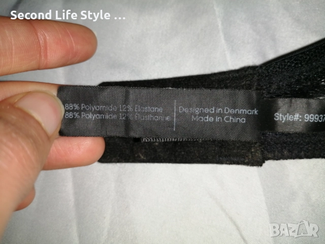 60H черен дантелен сутиен марка Change Lingerie (колекция Intimate), снимка 17 - Бельо - 52899953