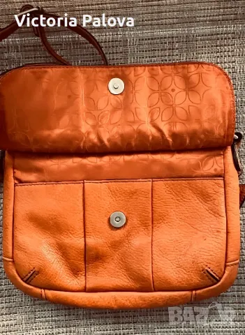 Дамска чанта FOSSIL USA оригинал естествена кожа, снимка 15 - Чанти - 48772699