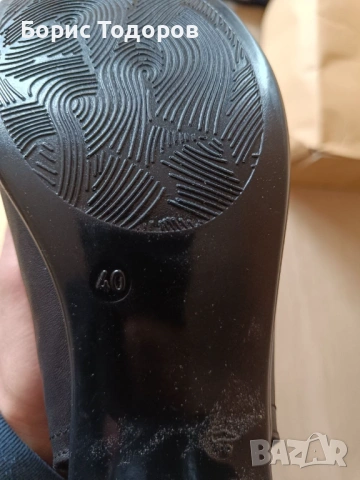 Сандали Женски обувки летни Remonte черни 40 номер, снимка 3 - Сандали - 53590080