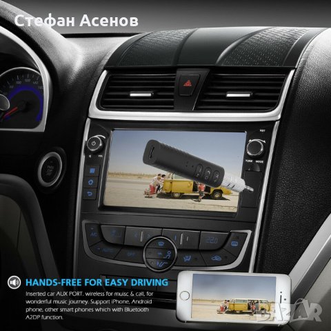 Мини безжичен блутут Bluetooth приемник с микрофон за кола и слушалки, снимка 2 - Слушалки, hands-free - 26271330