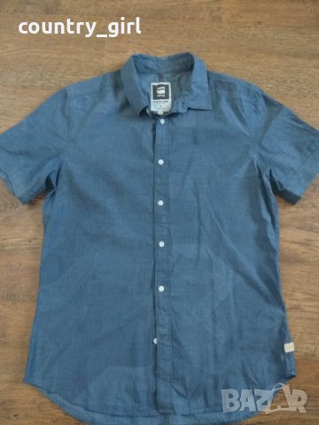 g-star landoh clean shirt - страхотна мъжка риза КАТО НОВА, снимка 4 - Ризи - 29022881
