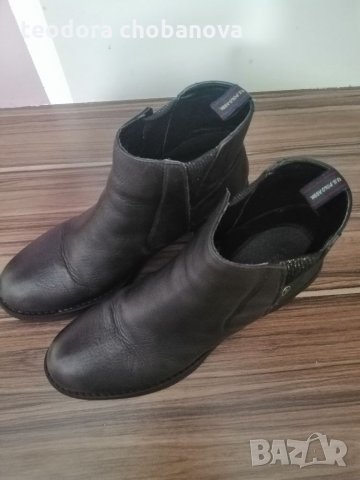 Боти от естествена кожа U.S.Polo, снимка 2 - Дамски боти - 35039681