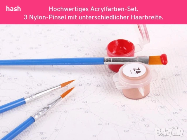 ZUTY 1778221 Картина по номера Лебеди 40 x 50 см с рамка за подрамка (предварително опъната), рамкир, снимка 5 - Картини - 53296545