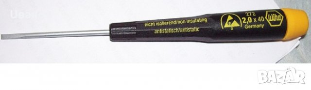 Анти-статик отвертка, размер 2,0х40, произведена в Германия