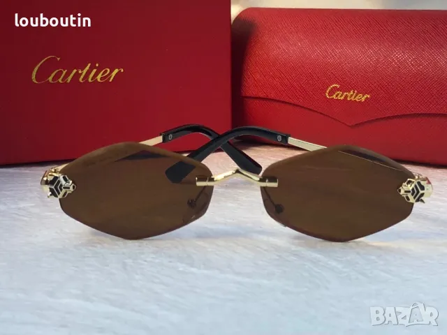 Cartier 2024 дамски слънчеви очила ромб 3 цвята, снимка 14 - Слънчеви и диоптрични очила - 47667819