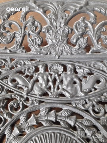 Немска метална декоративна чиния за стена Buderus 1731, снимка 3 - Декорация за дома - 32861256