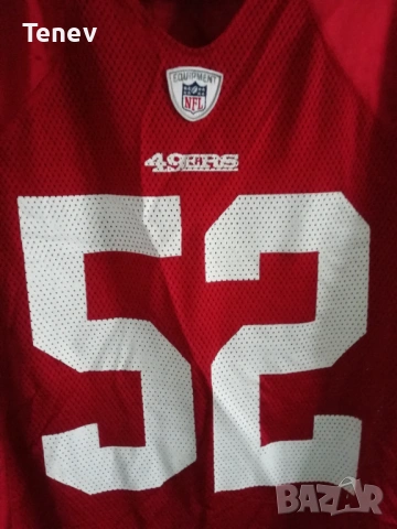San Francisco 49ers #52 Willis Reebok NFL Jersey оригинална тениска фланелка Equipment , снимка 3 - Тениски - 53063133