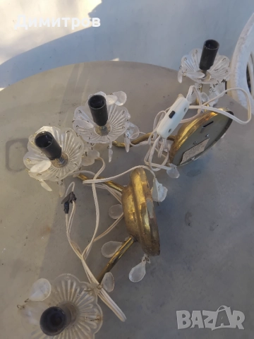 Месингови стенни лампи СССР, снимка 8 - Антикварни и старинни предмети - 52814516