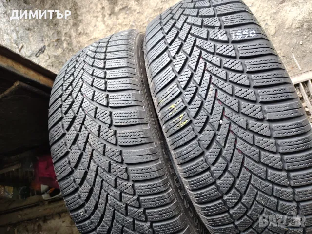 2бр.зимни гуми BRIDGESTONE 215/55/18 99V DOT 2722, снимка 2 - Гуми и джанти - 49377142