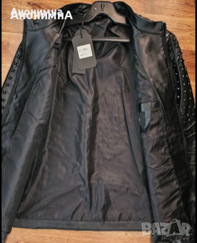 💥Мъжко кожено яке💥, снимка 4 - Якета - 51904622