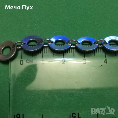 Сребърна гривна (219), снимка 4 - Гривни - 43317833