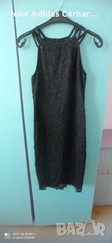 Официална дантелена черна рокля - носена веднъж, снимка 1 - Рокли - 36736204