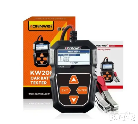 Тестер за автомобилен акумулатор KW210, снимка 1