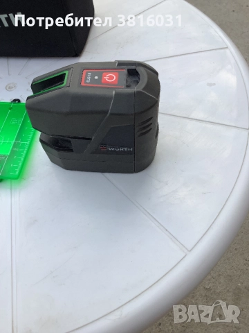 WÜRTH Лазер зелен лъч, снимка 3 - Измервателни инструменти - 52055702