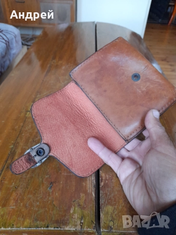 Стара кожена чантичка за колан, снимка 6 - Други ценни предмети - 52084508