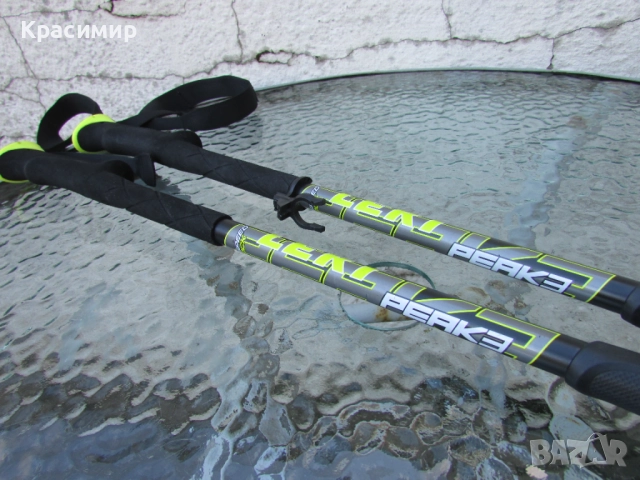 Щеки за туризъм и трекинг LEKI Peak 3, снимка 2 - Спортна екипировка - 52945716