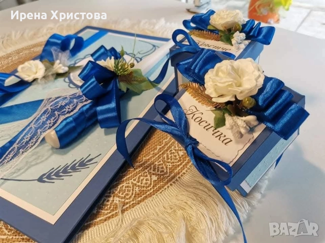 Комплект за кръщене, снимка 9 - Декорация - 52863956