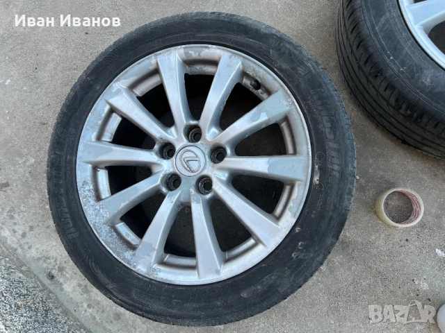 Джанти 17 5х114.3, снимка 4 - Автомобили и джипове - 53443954