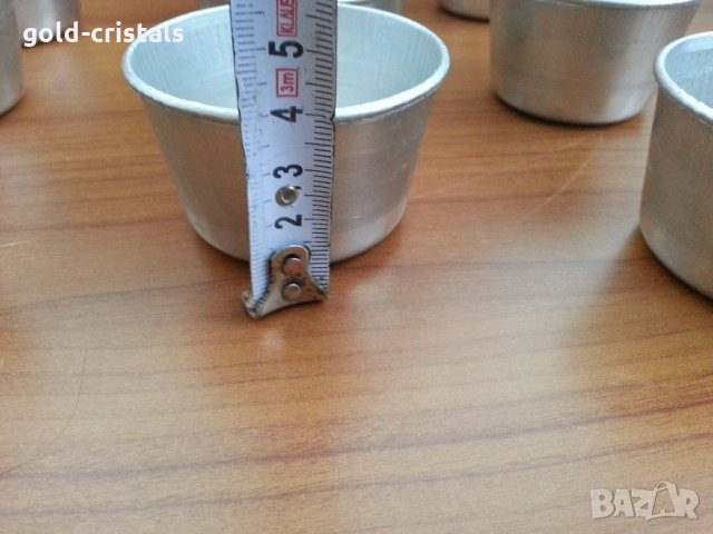 Стари алуминиеви чашки форми купички , снимка 2 - Антикварни и старинни предмети - 32899300
