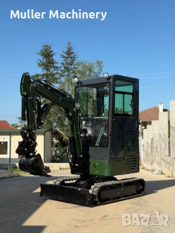 Мини Багер Мuller E1.7 Cabin | 3цилиндъра | Гаранция | Изплащане