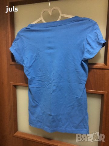 Тениска с камъчета и красива апликация, снимка 3 - Тениски - 40223965