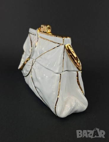 Порцеланова дамска чанта, снимка 3 - Декорация за дома - 52771865