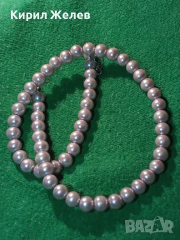 КРАСИВ ПЕРЛЕН ГЕРДАН ВИНТИДЖ АРТ СТИЛ КОЛИЕ ОГЪРЛИЦА 47278, снимка 7 - Колиета, медальони, синджири - 47210636