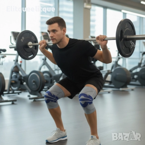 Универсална еластична наколенка Vbosi 7780B – стабилност, комфорт и защита при натоварване, снимка 2 - Други - 52404435