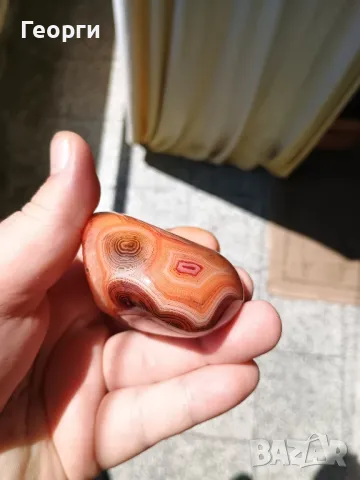 Натурален ахат от Мадагаскар-3, снимка 2 - Колиета, медальони, синджири - 50241458