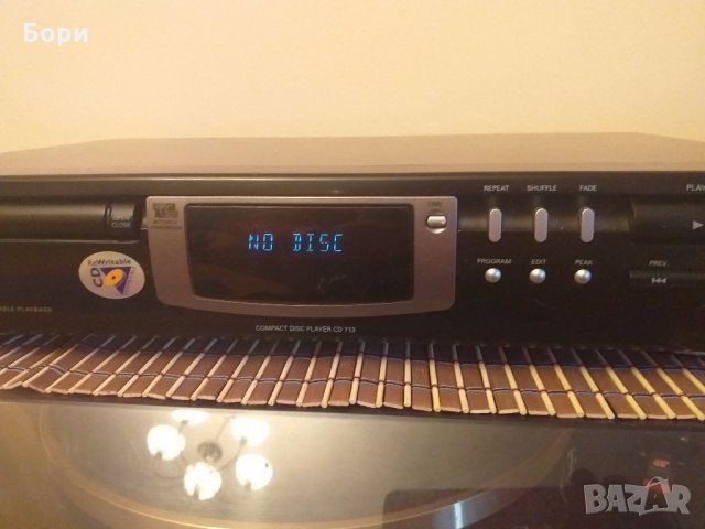 PHILIPS CD 713 Compact Disc Player, снимка 3 - Плейъри, домашно кино, прожектори - 27481111