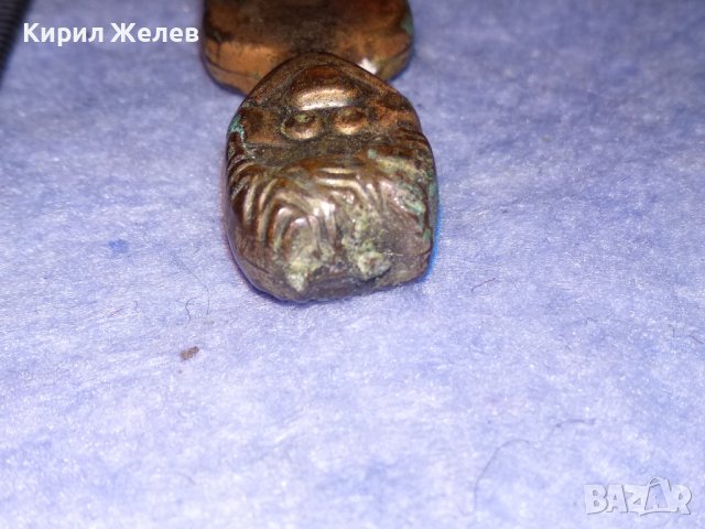 ШЕГАДЖИЙСКА СТАРА МЕДНА ФИГУРКА ЧОВЕЧЕ с МАГНИТЧЕ "В СРЕДАТА;)" 37028, снимка 8 - Колекции - 39934812