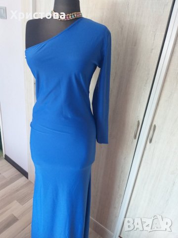 Нова дълга рокля в синьо за повод - 32.00лв., снимка 9 - Рокли - 21610920