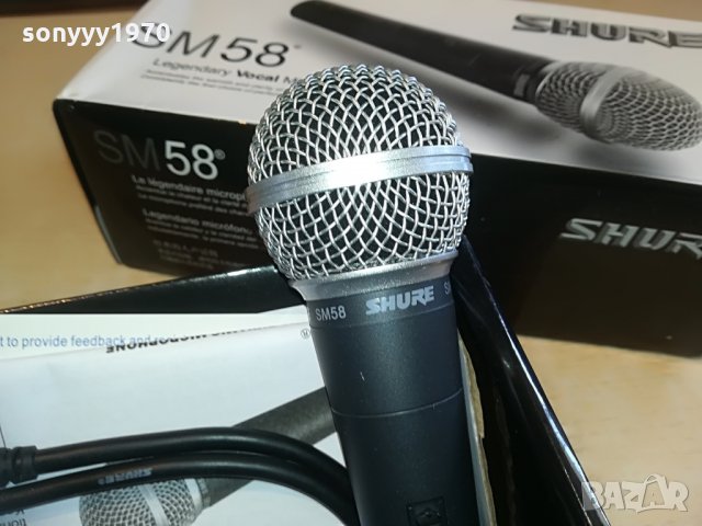 shure sm58-profi-внос швеицария, снимка 4 - Микрофони - 28456213