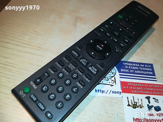 поръчано-SONY RDR/HDD/DVD/REMOTE CONTROL-ЗА ЗАПИСВАчКА, снимка 8 - Дистанционни - 29067048