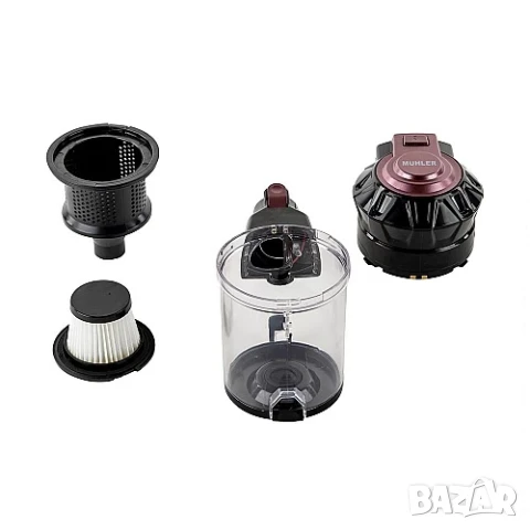 ПРОМО!! Вертикална безжична прахосмукачка Muhler без торба, снимка 10 - Прахосмукачки - 51413696