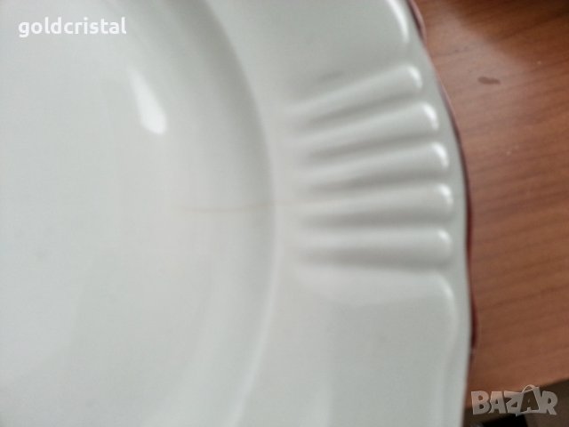 Стар български порцелан чинии дълбоки и плитки, снимка 9 - Антикварни и старинни предмети - 36770718