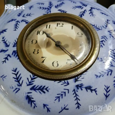  каминен часовник-порцелан Германия, снимка 5 - Стенни часовници - 47292746