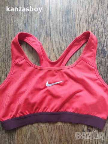  Nike Pro Classic Bra Vermelho - страхотно бюстие, снимка 4 - Корсети, бюстиета, топове - 33227877