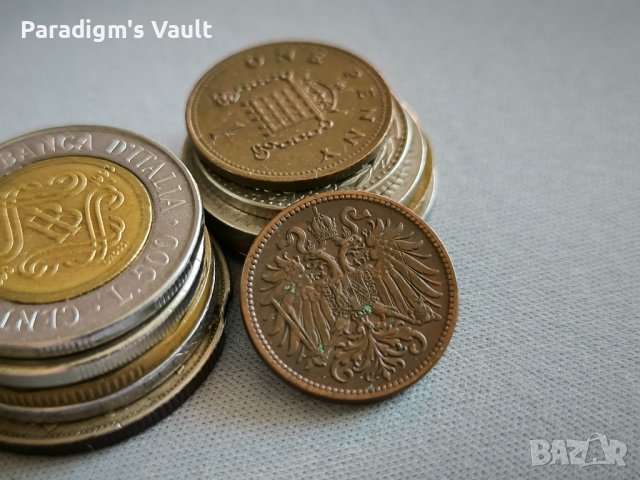 Монета - Австро-Унгария - 2 хелера | 1910г., снимка 2 - Нумизматика и бонистика - 43688394