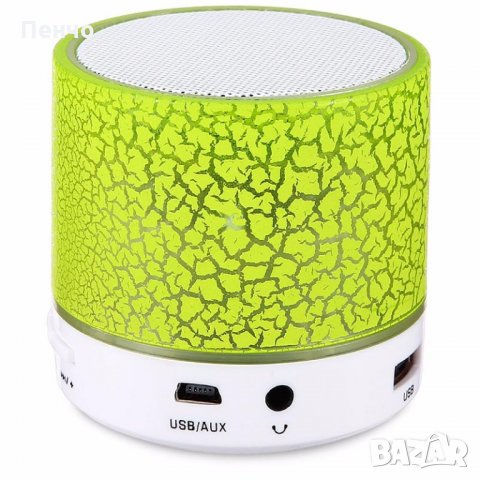 LED портативен мини Bluetooth говорител тонколона Безжичен басов високоговорител Поддръжка Micro SD 