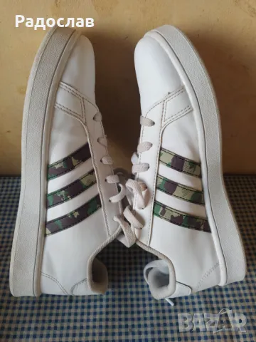 кожени маратонки Adidas , снимка 2 - Маратонки - 50131708