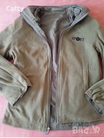 Дамско зелено яке, снимка 7 - Якета - 42142990