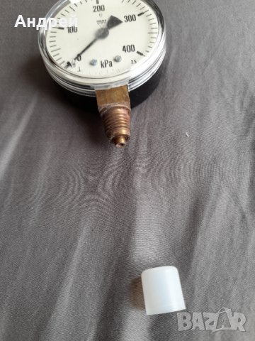 Стар манометър #6, снимка 3 - Антикварни и старинни предмети - 32995700