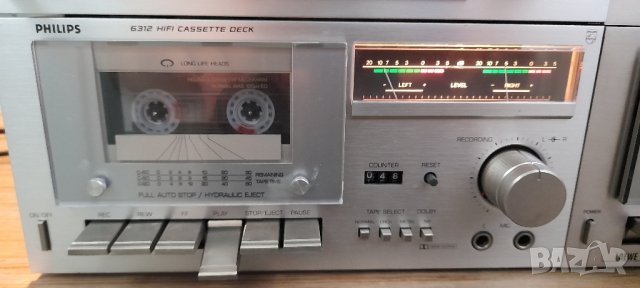 Philips 4312 AMPLIFIER Philips 2312 AM FM STEREO TUNER Philips 6312 STEREO CASSETTE DECK , снимка 3 - Аудиосистеми - 43662739