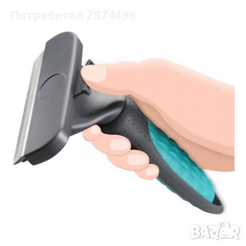 2984 Четка Furminator за Къса и Дълга козина на кучета и котки, снимка 4 - За кучета - 36398517