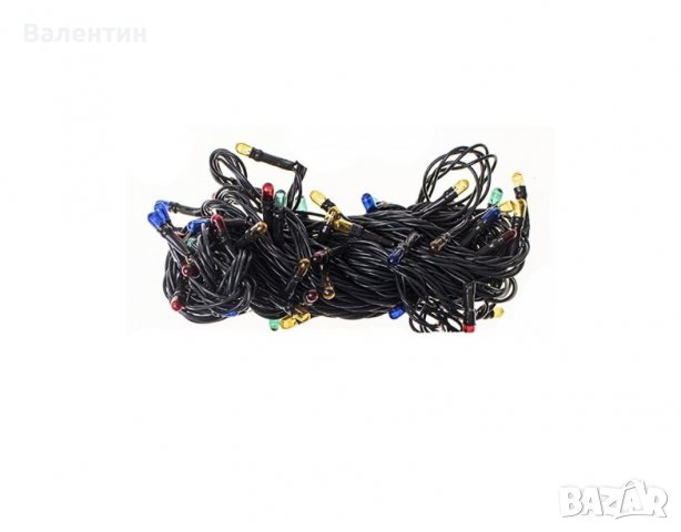 Цветни лампички за елха - 140 броя - 5,80 метра, снимка 2 - Декорация за дома - 38919937