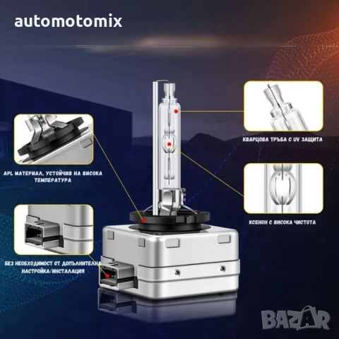 КРУШКА ЗА ОРИГИНАЛЕН КСЕНОН D1S, 35W, 6000K,2БР.- 282517, снимка 5 - Аксесоари и консумативи - 33079872